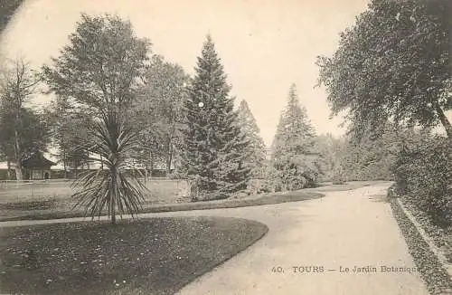 A5360 Tours jardin botanique cpa