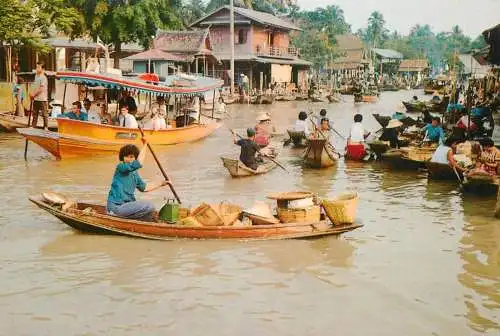 A5350 Thailand Bangkok Wad Sai Floating market