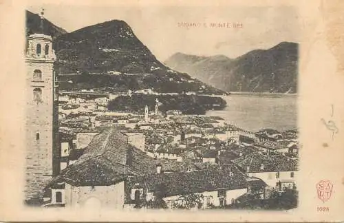 A5333 Lugano e Monte Bre 1904