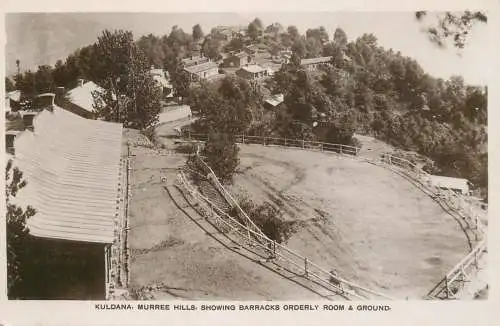 A5332 Kuldana Murree Hills showing barracks orderly room & ground