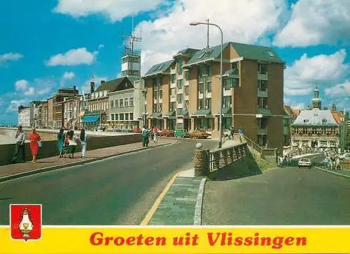 A5087 Netherlands Groeten uit Vlissingen Boulevard de Ruyter