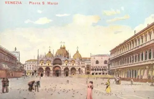 A5304 Venezia Piazza S. Marco repro postcard