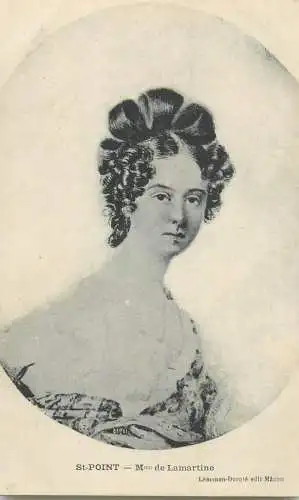 A5304 Madame de Lamartine mere du Poete St-Point