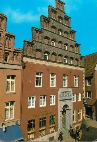 A5083 Germany Luneburg Die Alte-Raths Apotheke Renaissance entrance architecture