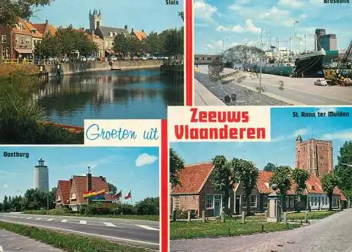A5083 Netherlands Groeten uit Zeeuws-Vlanderen multi view