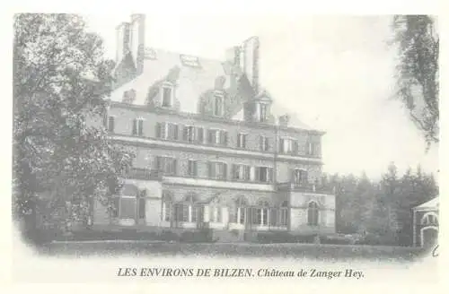 A5305 Bilzen castle chateau de Zanger Hey modern repro card