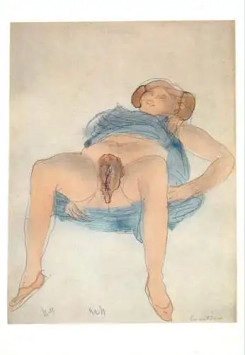 Erotica universalis drawing from Taschen - Auguste Rodin Courtisan
