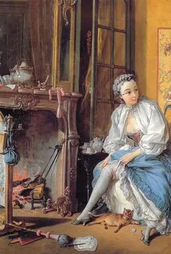 Erotica universalis drawing from Taschen - Francois Boucher - Toilet