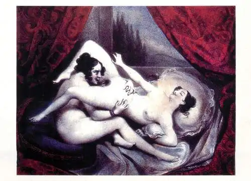 Erotica universalis drawing from Taschen - Achille Deveria obscene novel by Alfred de Musset Gamiani or a Night of Exces