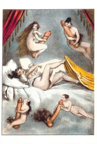 Erotica universalis drawing from Taschen - The Virgin`s Dream