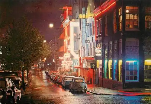 A5078 Netherlands Amsterdam Thorbeck square by night