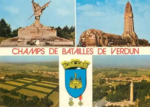 A5077 France Verdun Champs de Batailles multi view