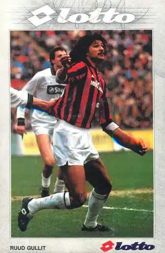 A5066 Ruud Gullit football player Lotto advertising