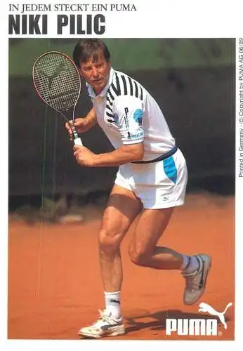 A5065 Niki Pilic tennis player Puma advertising