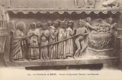 Cathedrale de REIMS portail du Jugement Dernier