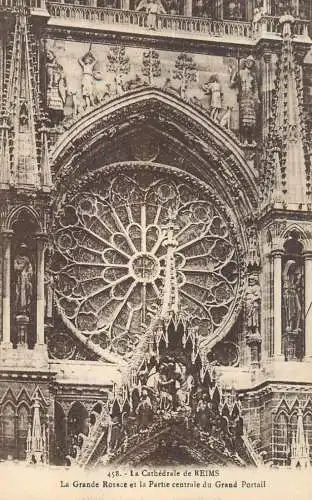 Cathedrale de REIMS la Grande Rosace