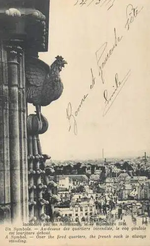 Cathedrale de REIMS french cock