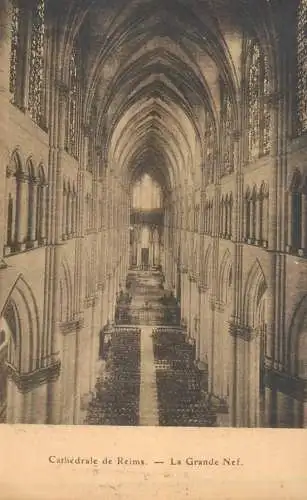 Cathedrale de REIMS la grande nef