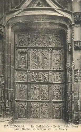 Postcard France Limoges cathedrale