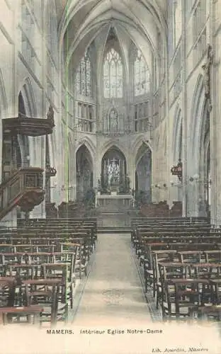 Postcard France Mamers eglise Notre Dame