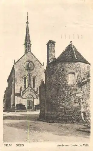 Postcard France Sees ancienne porte de ville