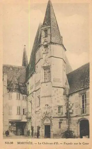 Postcard France Mortrée le chateau d'O