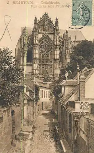 Postcard France Beauvais cathedrale