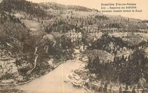 Postcard France bassins du Doubs