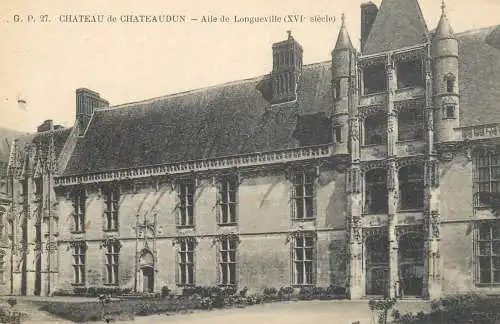 Postcard France Château de Châteaudun