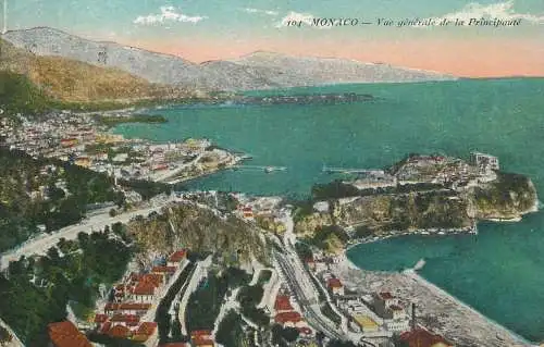 Postcard Monte-Carlo Monaco