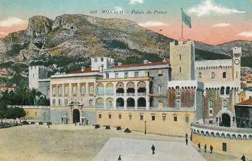 Postcard Monte-Carlo Palais du Prince