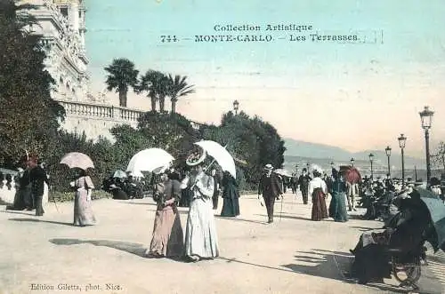 Postcard Monte-Carlo umbrella