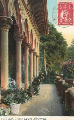 Postcard Portugal Cintra Quinta Monserrate