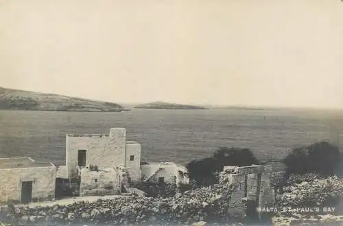 Postcard Malta St. Paul's Bay