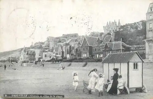 A5293 Trouville chalets et villas de la plage