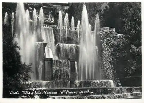 A5063 Italy Tivoli Villa d'Este Fontana dell'Organo idraulico