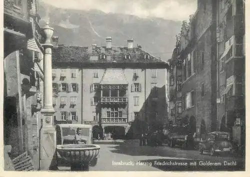 A5063 Austria Innsbruck Herzog Friedrichstrasse mit Goldenem Dachl