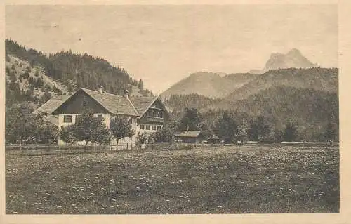 A5291 Pinswang in Tirol Gasthaus Schluxen 1922