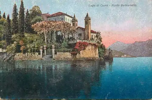 Italy Como lake Punta Balbianello