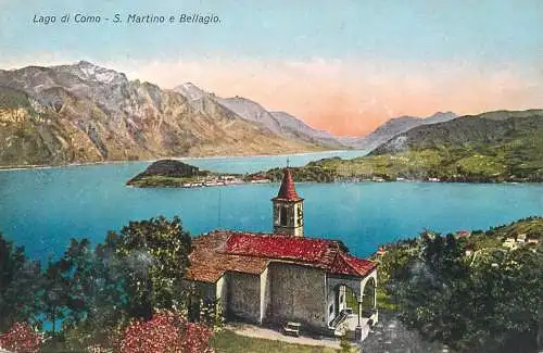 Italy Como lake San Martino e Bellagio