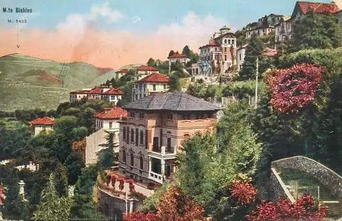 Italy Como lake Mte Bisbino