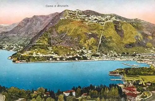 Italy Como lake Brunate