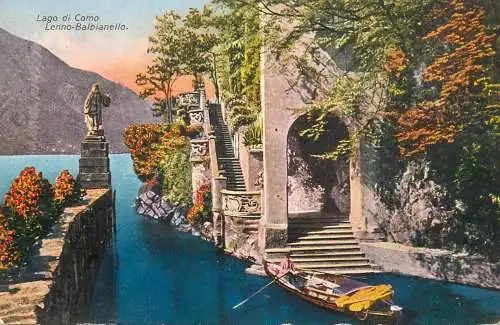 Italy Como lake Lenno Balbianello
