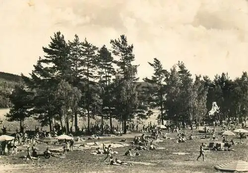 A5061 Slovenia Domzale Babylon pond swimming pool people types and scenes