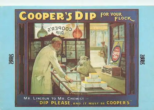 A5290 Cooper`s Dip veterinary surgeons - The Nostalgia Postcard