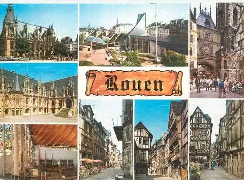 A5057 France Rouen multi view souvenir