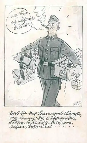 A5277 Military caricature 1942