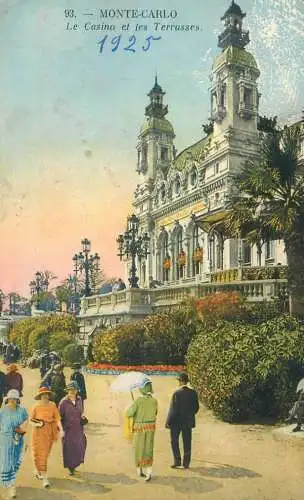 A5044 Monaco Monte Carlo Le Casino et les Terrasses