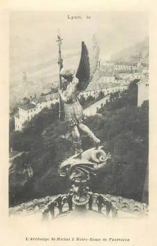 A5044 France L'Archangel St Michel a Notre Dame de Fourviere