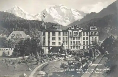 A5043 Switzerland Interlaken Eden  Hotel Rugenparkstrasse